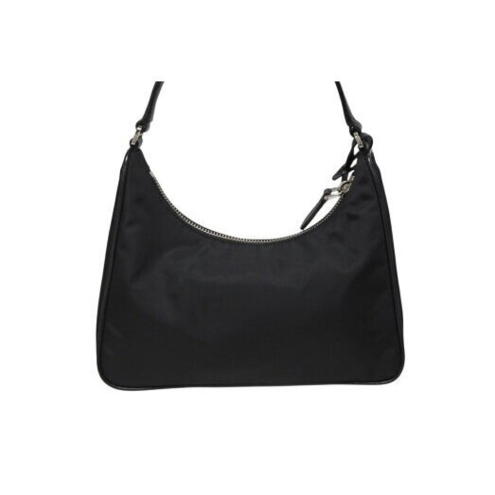 Prada Hobo one shoulder bag RE EDITION triangle logo black nylon - Picture 3 of 8